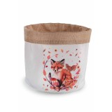 Cumpara ieftin Cos textil multicolor Vulpita &Oslash; 19 cm x 23 H