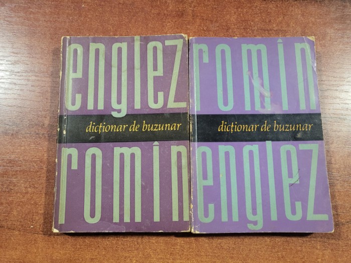 Dictionar de buzunar englez-roman si roman -englez de Serban Andronescu