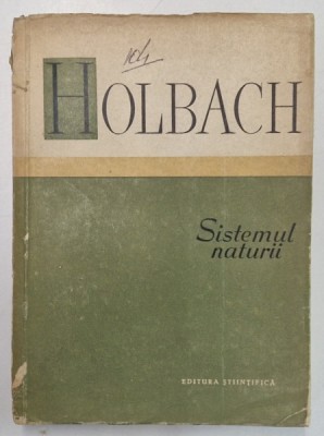 SISTEMUL NATURII-HOLBACH 1957 foto