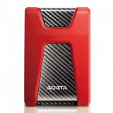 Hard disk extern AData HD650 , 2 TB , USB 3.1 , Rosu