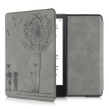 Husa pentru Kindle Paperwhite 11, Piele ecologica, Gri, kwmobile, 56257.01