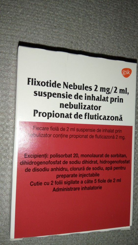 Vand Flixotide Nebules 2 mg/2 ml suspensie de inhalat prin nebulizator  aerosoli | arhiva Okazii.ro