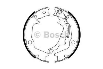 Set saboti frana, frana de mana HYUNDAI GETZ (TB) (2002 - 2010) BOSCH 0 986 487 768 foto