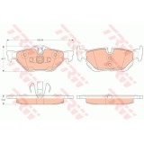 Set placute frana punte Spate BMW Seria 1 (E81, E82, E87/E88) 2004-2013, Seria 3 (E90/ E91, E92/E93) 2004-2013, X1 (E84) 2009-2015; TRW GDB2050