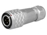 Mufă SF12 Tată 4 PIN IP67 4-6,5mm 5A 200V Lipire pe Cablu