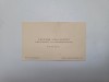 Rara carte de vizita Victor Valcovici (1885-1970), Academician, Matematician!