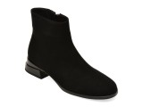 Botine FLAVIA PASSINI negre, AC6280, din piele intoarsa