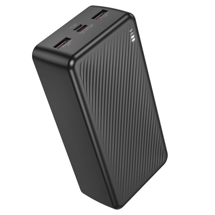 POWER BANK Borofone &quot;BJ56B&quot;, 30000mAh, 22.5W, 2 x USB; 1 x USB Type-C, 1 x Micro USB, total 2A, negru, &quot;6941991116445&quot; (timbru verde 0.98 lei)