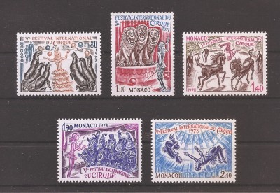Monaco 1978 - Al 5-lea Festival Internațional de Circ, Monaco, MNH foto