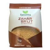 Zahar brut din trestie de zahar, 500g, SanoVita