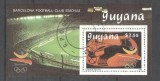 Guyana 1989 Sport, Olympics, Barcelona, perf. mini sheet, used T.178, Stampilat