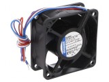 Ventilator DC axial 12V 60x60x25mm 43,5m3/h 35dBA cu rulmenti