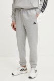 adidas pantaloni de trening Future Icons culoarea gri, melanj, JI8767