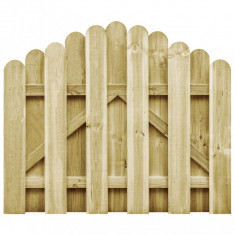 Poarta de gradina, 100x75 cm, lemn de pin tratat GartenMobel Dekor