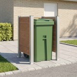 vidaXL &Icirc;mprejmuire pentru Coș de Gunoi Maro 85 x 85 x 115 cm 42039181