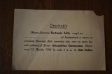 Invitatie 1942 Hortensia Saftu Sala Dalles Alexandrina Cantacuzino