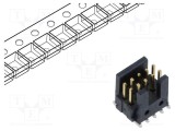 Conector şiruri pini tată PIN 10 1,27mm gold flash SMT SAMTEC