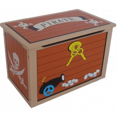 Ladita din lemn pentru depozitare jucarii Brown Treasure Chest foto