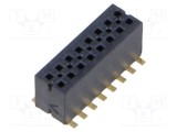 Conector SAMTEC şiruri pini soclu tată 16 pini vertical SMT 1,27mm aurit