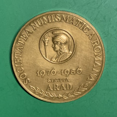 Medalie societatea numismatică română secția Arad 1976-1986