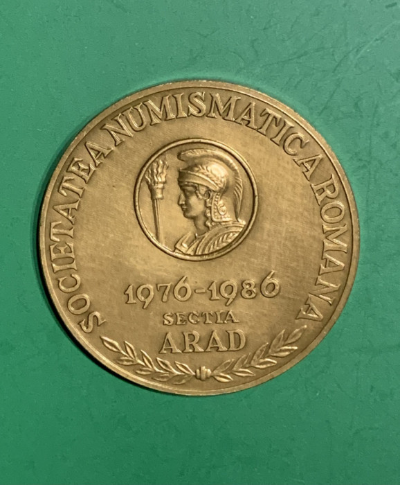 Medalie societatea numismatică rom&acirc;nă secția Arad 1976-1986