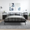 VidaXL Noptiere, 2 buc., negru, 41x31x80 cm, lemn prelucrat 825924