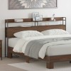 VidaXL Tăblie cap cu raft Stejar brun 200 cm Lemn compozit 859719