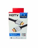 Cumpara ieftin Cablu HDTV 2.0, High-Speed, 4K 8K, negru argintiu, tata-tata, aurit, 3m, CE Contact Electric