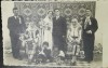 Fotografie tip carte postala, Romania, nunta la tara, perioada interbelica
