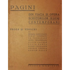 Pagini din viata si opera scriitorilor ieseni, PROZA SI VERSURI, 1936