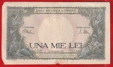 (2) BANCNOTA ROMANIA - 1.000 LEI 1941 (10 SEPTEMBRIE 1941), STARE FOARTE BUNA, FILIGRAM TRAIAN, REGALISTA