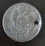 Moneda Austria - 20 Kreuzer 1795 - B - An mai rar