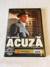 Sergiu Nicolaescu - Un comisar acuza (1 DVD original Film - Stare foarte buna!) foto