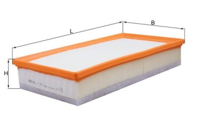 MAHLE LX 1835 Filtru aer foto