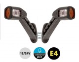 2 x Lampi de marcare remorca camion E-mark E4 24V