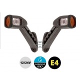 2 x Lampi de marcare remorca camion E-mark E4 24V