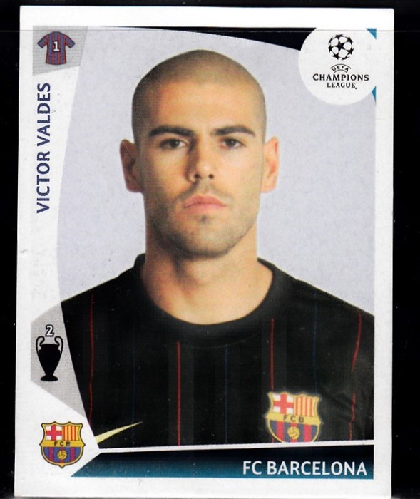 B10 - Sticker fotbal - UEFA Champions League - editia 2009 - 2010 - nr 346 - FC Barcelona