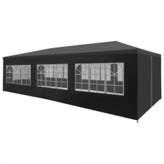 vidaXL Cort pentru petrecere, 3 x 9 m, antracit foto