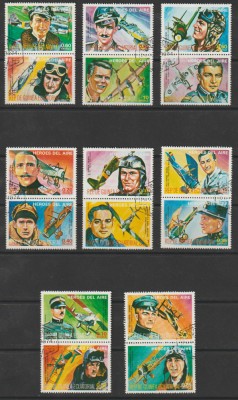 Guineea Ecuatoriala 1977 , Posta Aeriana , Aviatie foto