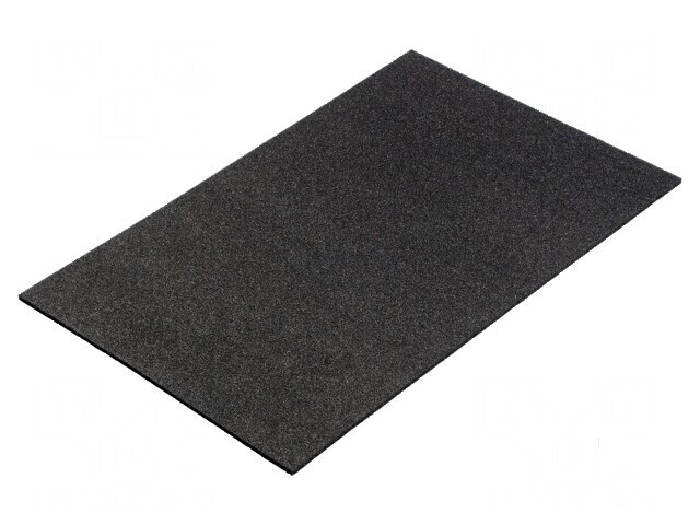 Burete electroconductor ESD 555mm x 355mm x 6mm negru