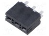 Conector şiruri pini soclu tată SAMTEC PIN: 3 drept 3,96mm THT 1x3