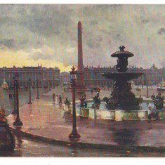 CPIB 16767 CARTE POSTALA - PARIS. PLACE DE LA CONCORDE, 1910