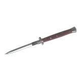 Briceag automat, Italian Blade, model stiletto, otel inoxidabil, 33 cm, maro