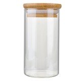 Cumpara ieftin Set 2 borcane sticla lemn 5x11 cm