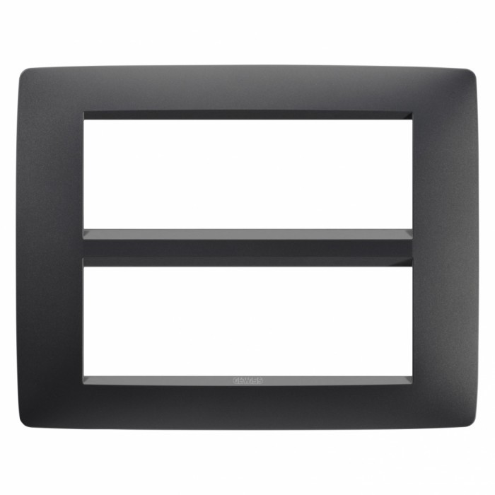 Rama Ornament 12M ONE Gewiss Chorus negru satinat GW16112VN