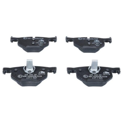 Placute frana Bmw 5 (E60), 5 Touring (E61), 6 (E63), 6 Convertible (E64), punte spate, fara senzor avertizare uzura; pregatit pentru senzor uzura; AT foto