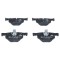 Placute frana Bmw 5 (E60), 5 Touring (E61), 6 (E63), 6 Convertible (E64), punte spate, fara senzor avertizare uzura; pregatit pentru senzor uzura; AT
