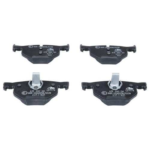 Placute frana Bmw 5 (E60), 5 Touring (E61), 6 (E63), 6 Convertible (E64), punte spate, fara senzor avertizare uzura; pregatit pentru senzor uzura; AT
