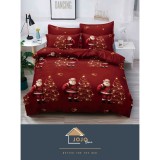 Cumpara ieftin Lenjerie de pat 1 Persoana Model de Craciun - JJJ9005