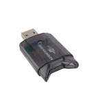 Cititor-Scriitor de carduri de memorie USB 2.0 MMC SD SDHC-Culoare Negru